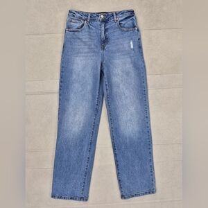 BCBGeneration jeans women's size 5/27 Skater Straight stretch distressed fading